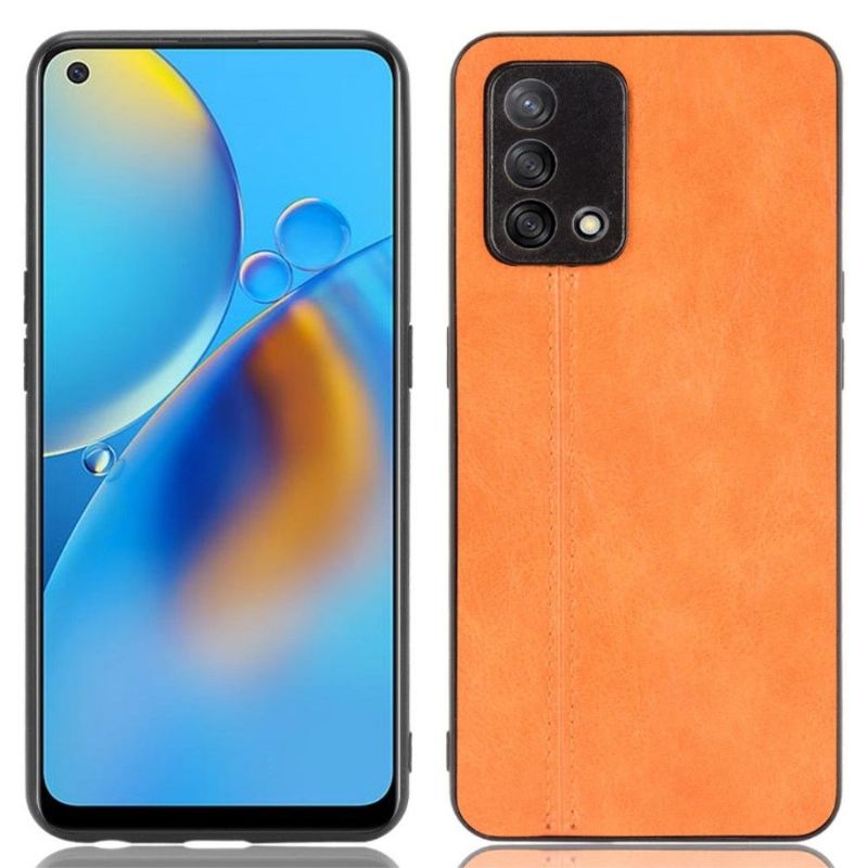 Kryty Na Mobil Na Oppo A74 4G Kožený Efekt