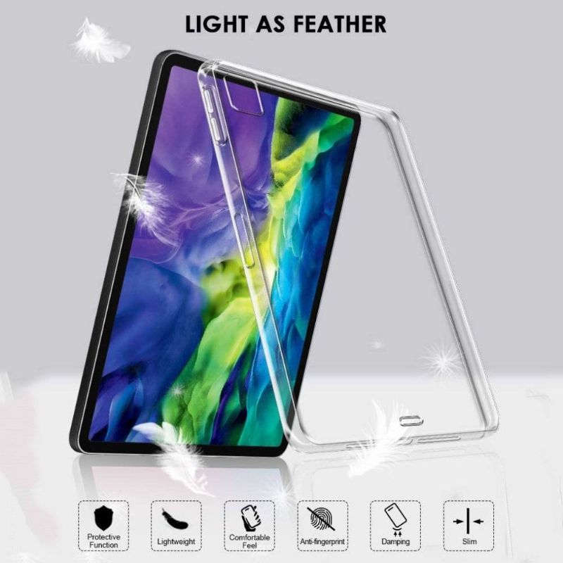 iPad Pro 12.9 (2020) Transparentní Gelové Pouzdro