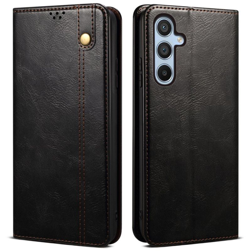 Kožené Pouzdro Folio Samsung Galaxy S25 5g Voskovaná Umělá Kůže