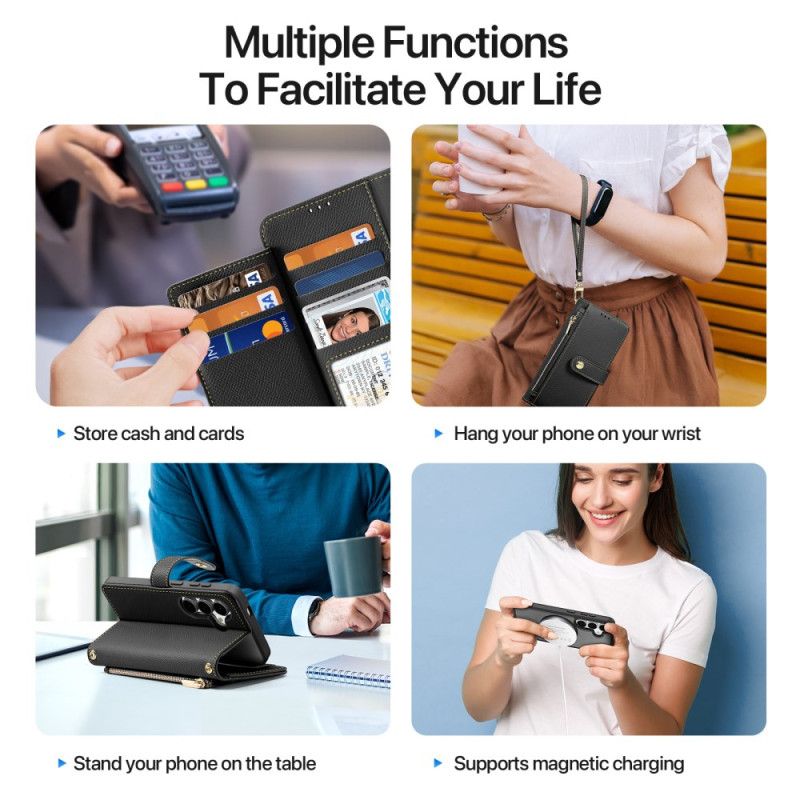 Kožený Kryt Na Samsung Galaxy S25 5g Série Lawa Dux Ducis