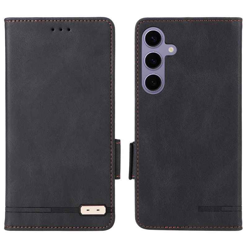 Kožený Kryt Samsung Galaxy S25 5g Retro Semišový Efekt