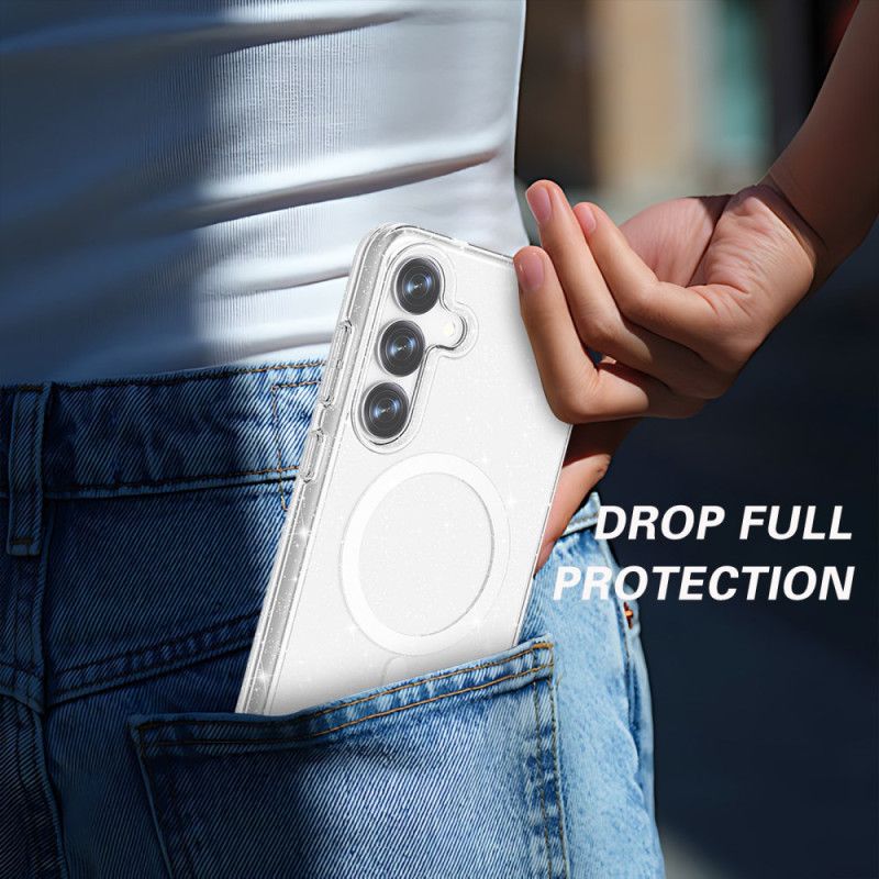 Kryt Samsung Galaxy S25 5g Kryty Na Mobil Třpytivá Zadní Strana Kompatibilní S Magsafe