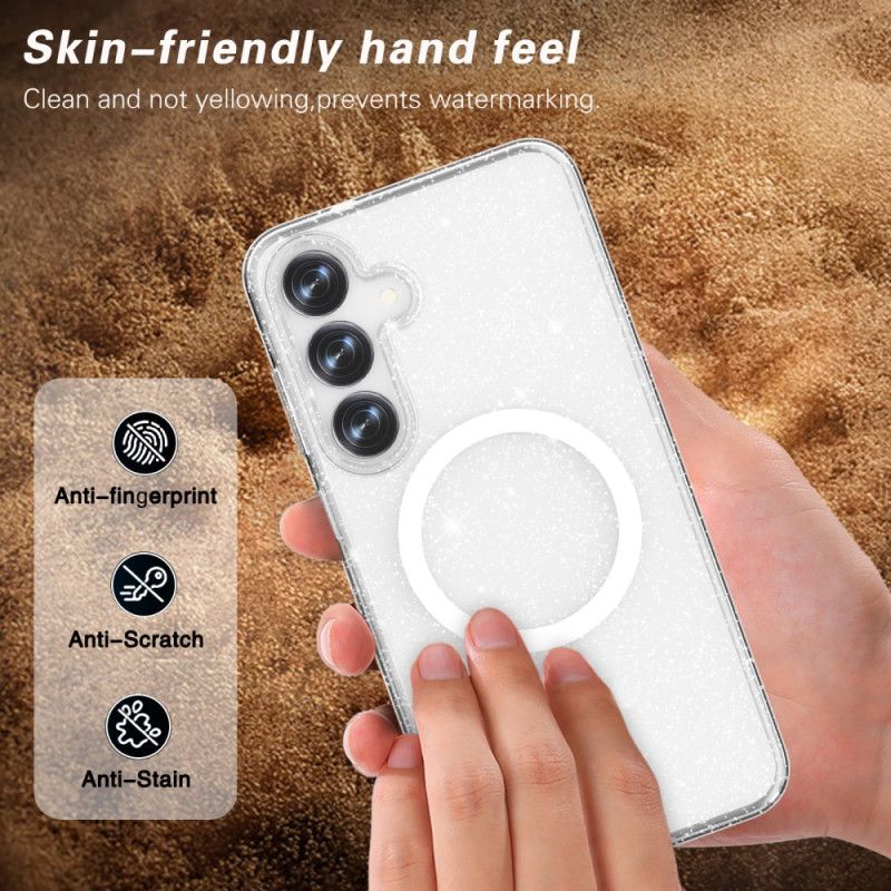 Kryt Samsung Galaxy S25 5g Kryty Na Mobil Třpytivá Zadní Strana Kompatibilní S Magsafe