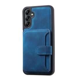 Kryt Samsung Galaxy S25 5g Peněženka S Efektem Semiše