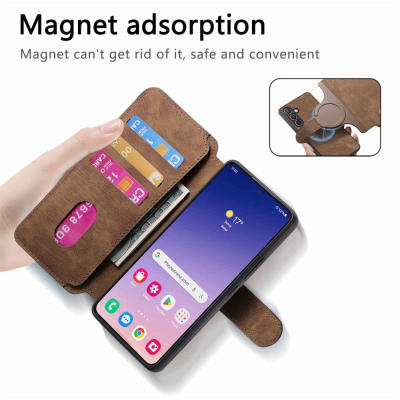 Peněženková Pouzdra Samsung Galaxy S25 5g Odnímatelný Magnetický Kryt