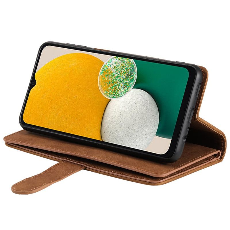 Peněženková Pouzdra Samsung Galaxy S25 5g Peněženka S 9 Přihrádkami Na Karty A Šňůrkou