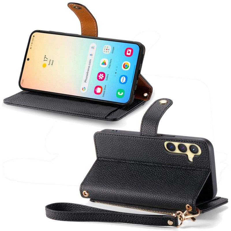 Peněženková Pouzdra Samsung Galaxy S25 5g Rfid Blokování Se Srdíčkem