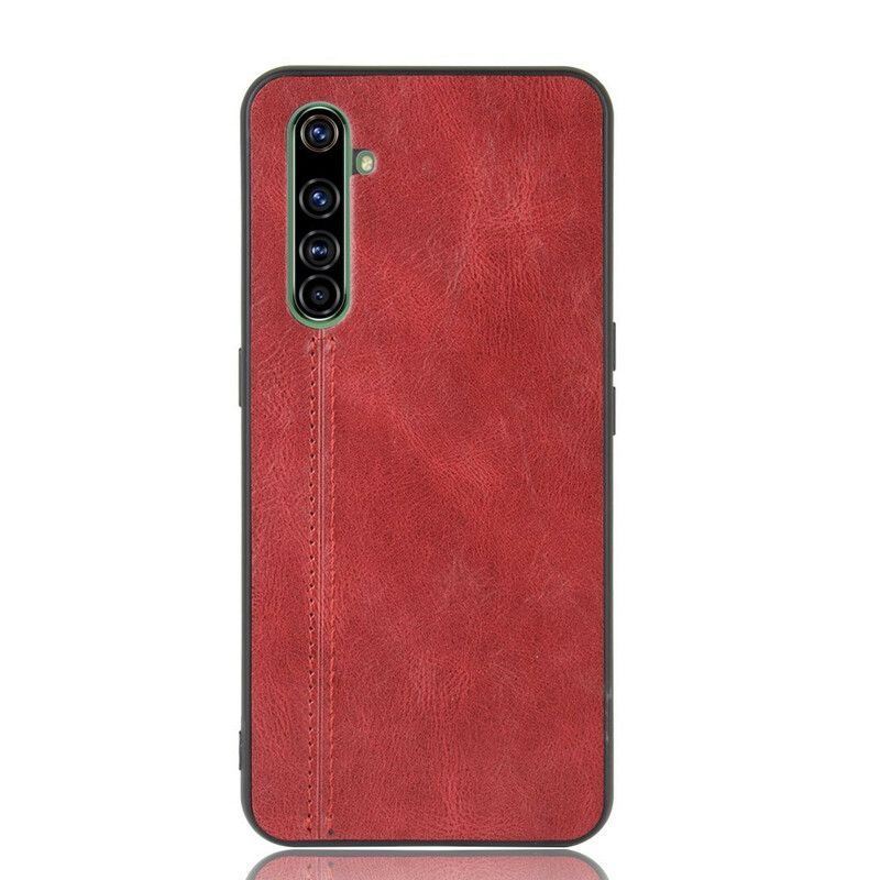 Kryt Na Realme X50 Pro Stylové Kožené Prošívání