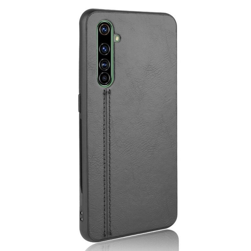 Kryt Na Realme X50 Pro Stylové Kožené Prošívání