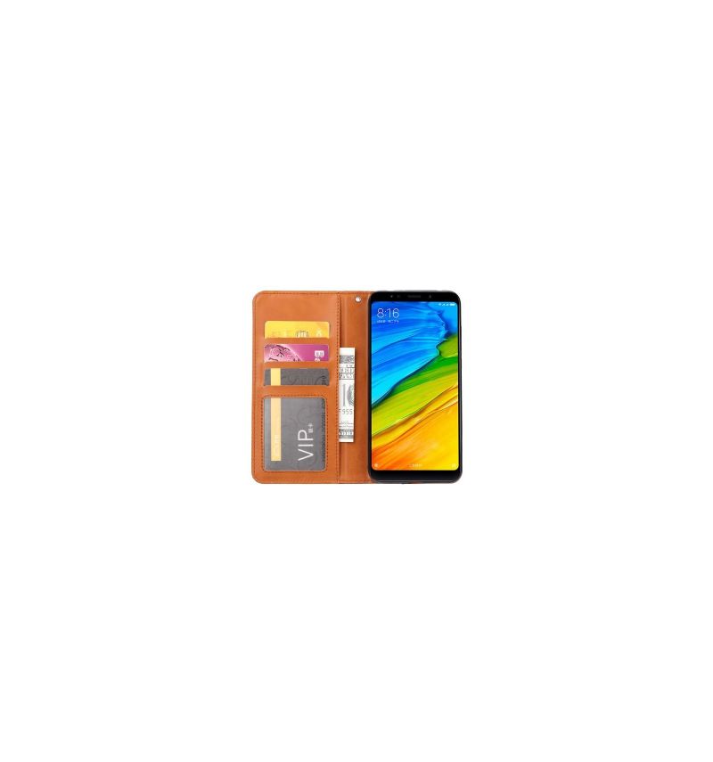 Flipové Pouzdro Na OnePlus 6T Kožené Pouzdro Na Stojan