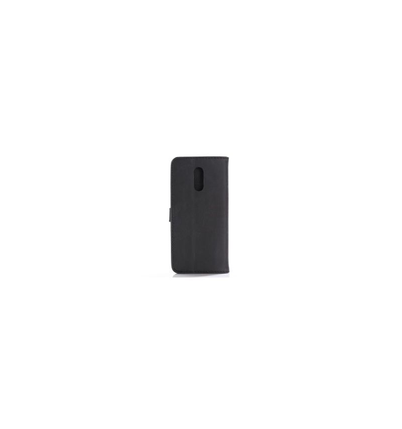 Flipové Pouzdro Na OnePlus 6T Retro Umělá Kůže