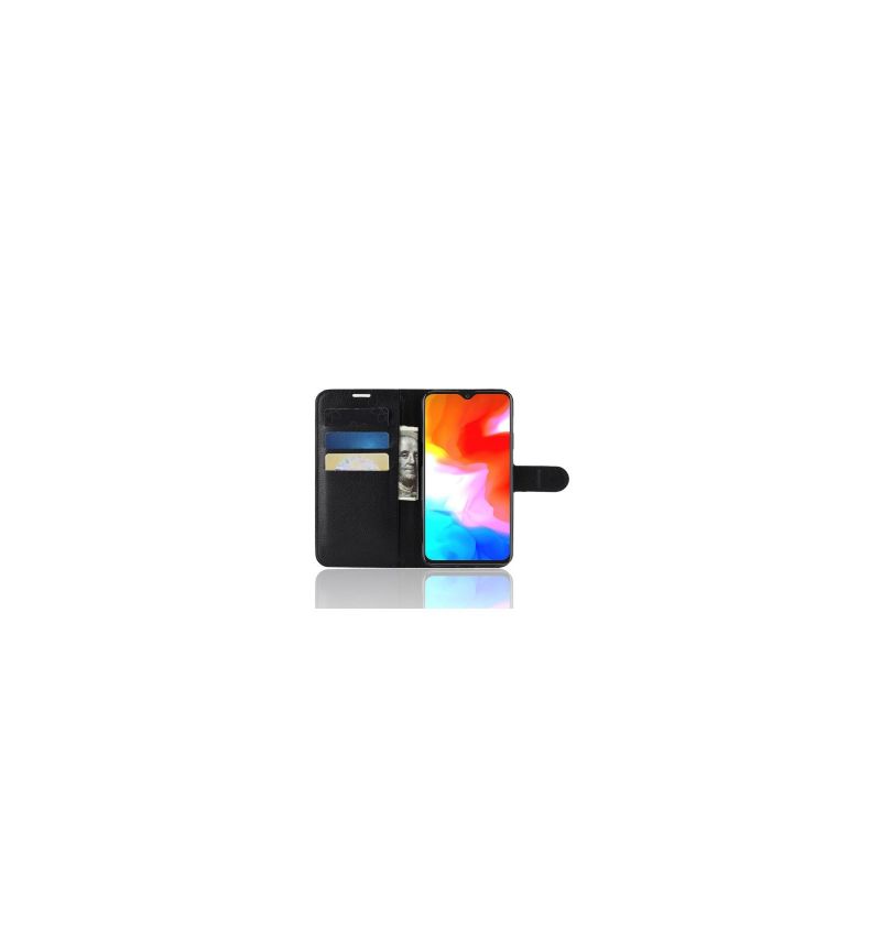 Flipové Pouzdro Na OnePlus 6T Stylový Kožený Držák Na Karty