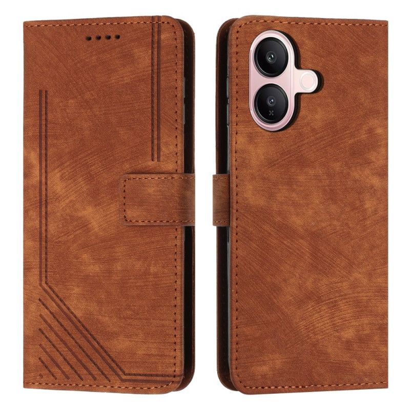 Kožený Kryt Vivo V60 Lite Retro Design