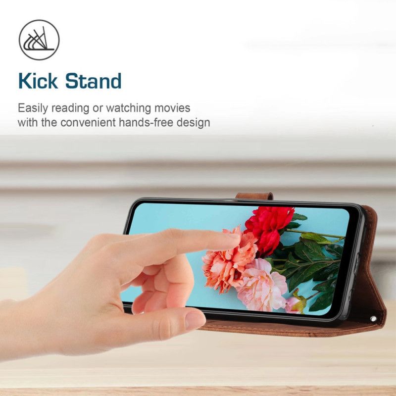 Kožený Kryt Vivo V60 Lite Retro Design