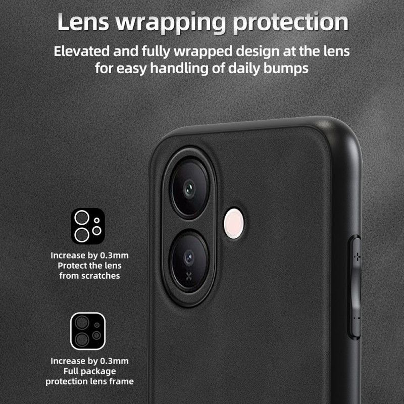 Kryt Vivo V60 Lite Efekt Zesílené Kůže