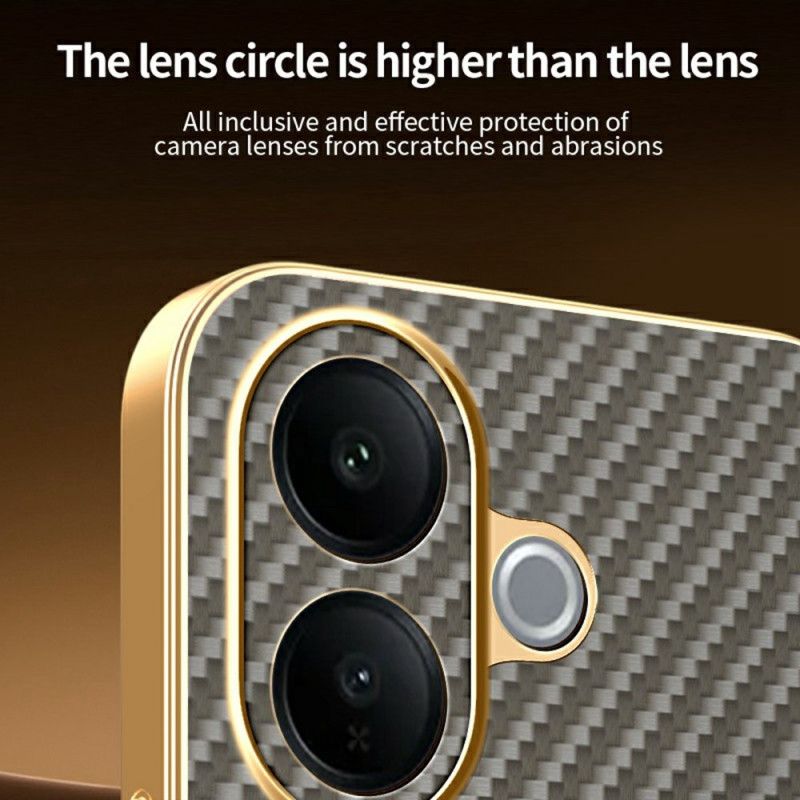 Kryt Vivo V60 Lite Textura Uhlíkových Vláken