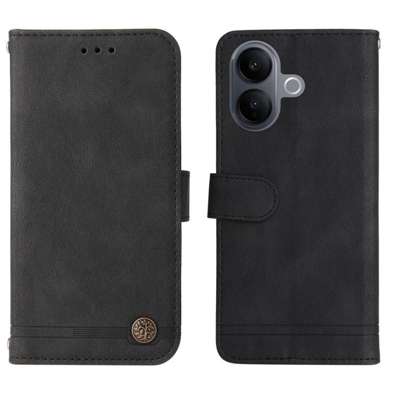 Peněženková Pouzdra Vivo V60 Lite Kryty Na Mobil Dekorativní Nýt