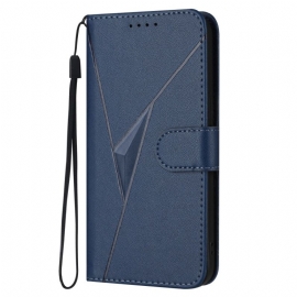 Peněženková Pouzdra Vivo V60 Lite Trojúhelníkový Vzor