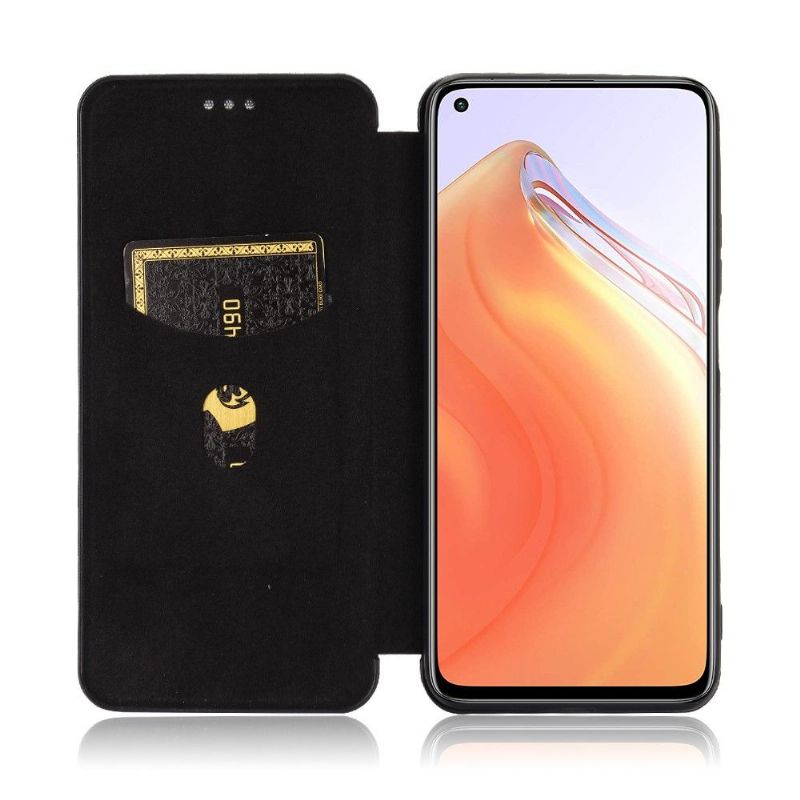 Flipové Pouzdro Na Xiaomi Mi 10T / 10T Pro Umělá Kůže Ve Stylu Uhlíkových Vláken