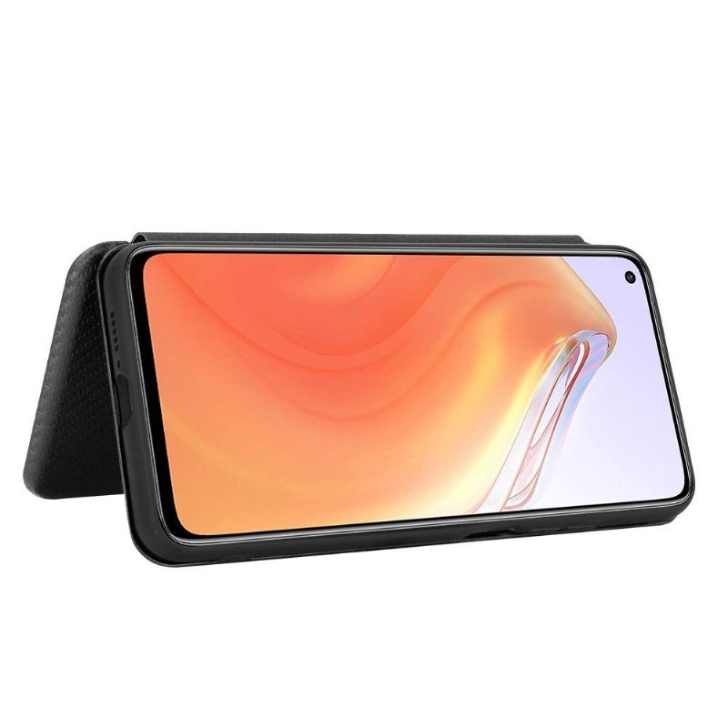 Flipové Pouzdro Na Xiaomi Mi 10T / 10T Pro Umělá Kůže Ve Stylu Uhlíkových Vláken