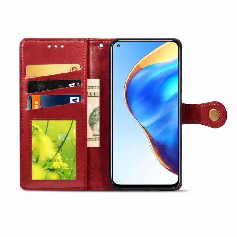Kožené Pouzdro Na Xiaomi Mi 10T / 10T Pro Držák Karet Z Umělé Kůže Indila