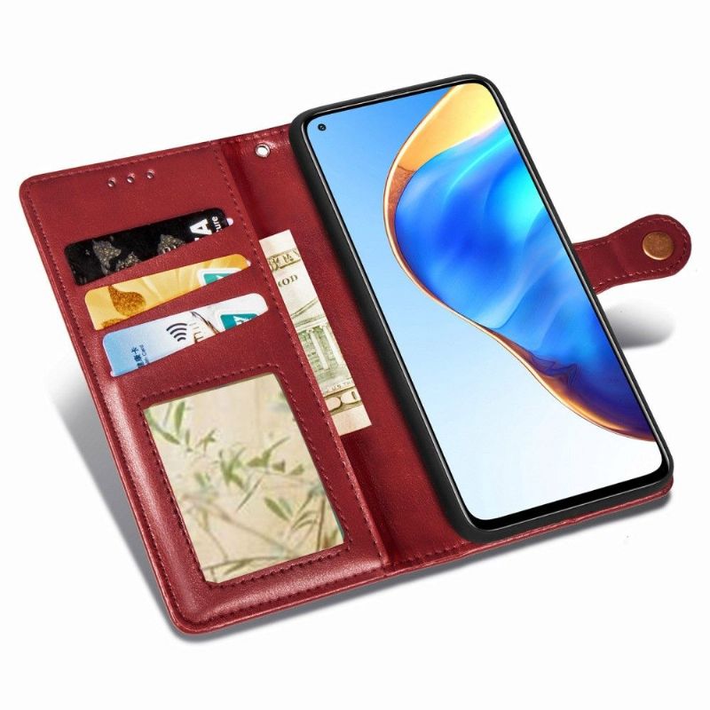 Kožené Pouzdro Na Xiaomi Mi 10T / 10T Pro Držák Karet Z Umělé Kůže Indila
