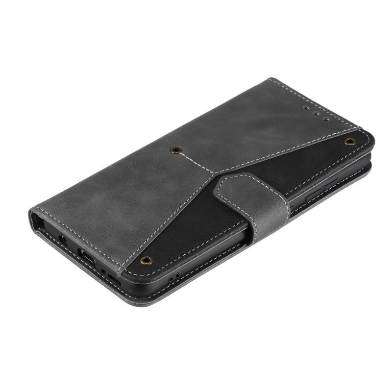 Kožené Pouzdro Na Xiaomi Mi 10T / 10T Pro Sara Odkryté Švy