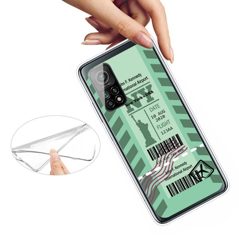 Kryt Na Xiaomi Mi 10T / 10T Pro Palubní Vstupenka 01 New York