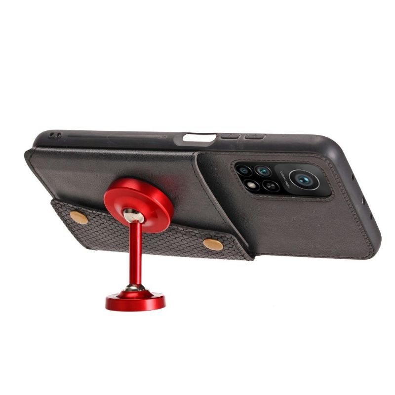 Kryt Na Xiaomi Mi 10T / 10T Pro Víceúčelové Úložiště Z Imitace Kůže Pro Karty