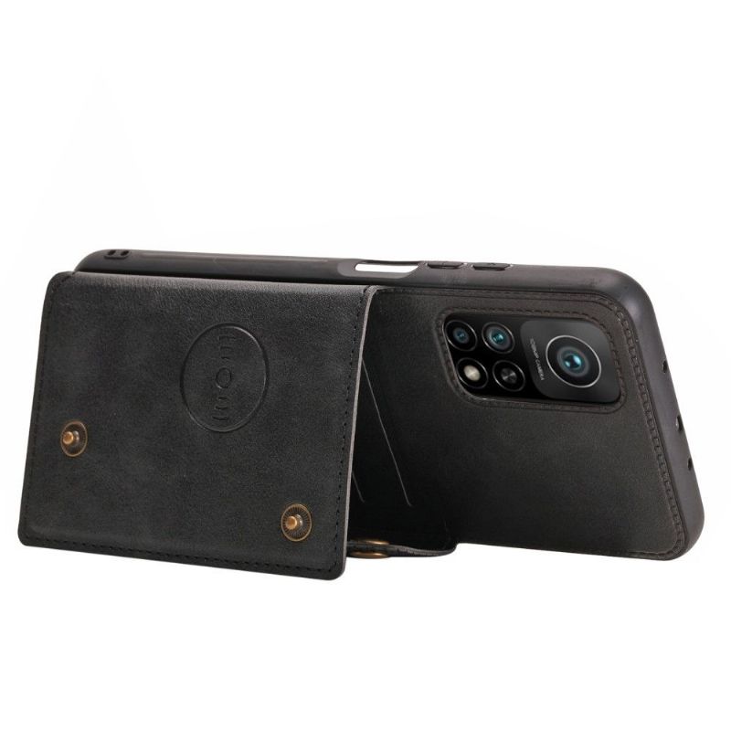 Kryt Na Xiaomi Mi 10T / 10T Pro Víceúčelové Úložiště Z Imitace Kůže Pro Karty
