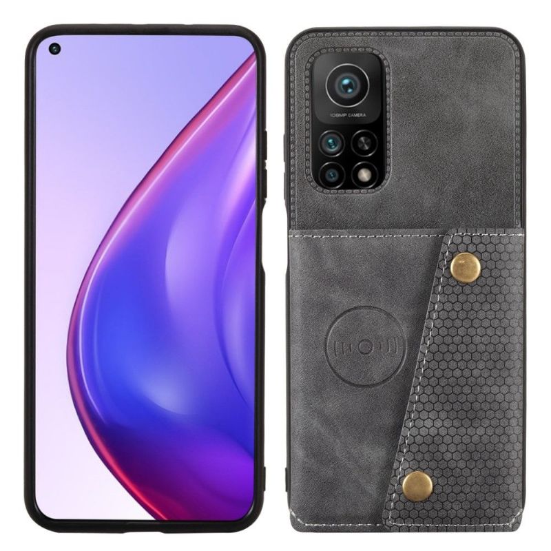 Kryt Na Xiaomi Mi 10T / 10T Pro Víceúčelové Úložiště Z Imitace Kůže Pro Karty