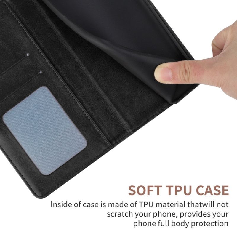 Kožený Kryt iPhone 16 Plus Design Popruhu Y