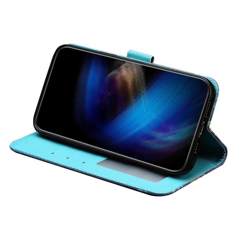 Kožený Kryt iPhone 16 Plus Nikdy Nezastavujte Popruh