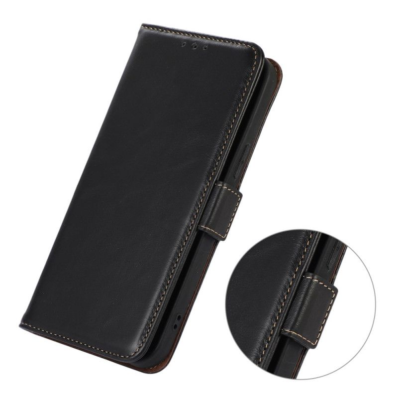 Kožený Kryt iPhone 16 Plus Ochrana Rfid Premium Třídy