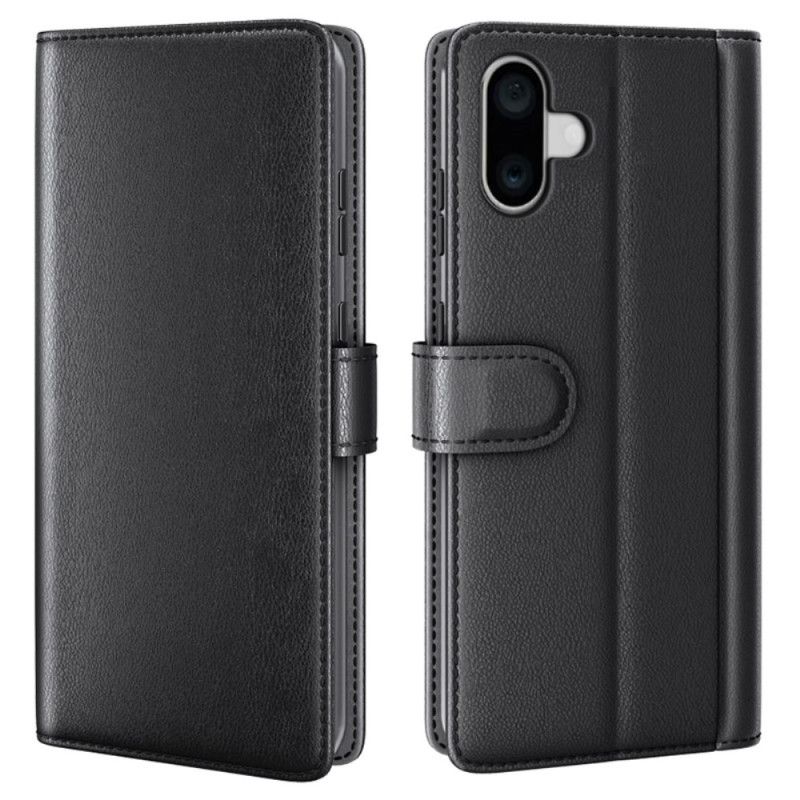 Kožený Kryt iPhone 16 Plus Pravá Kůže