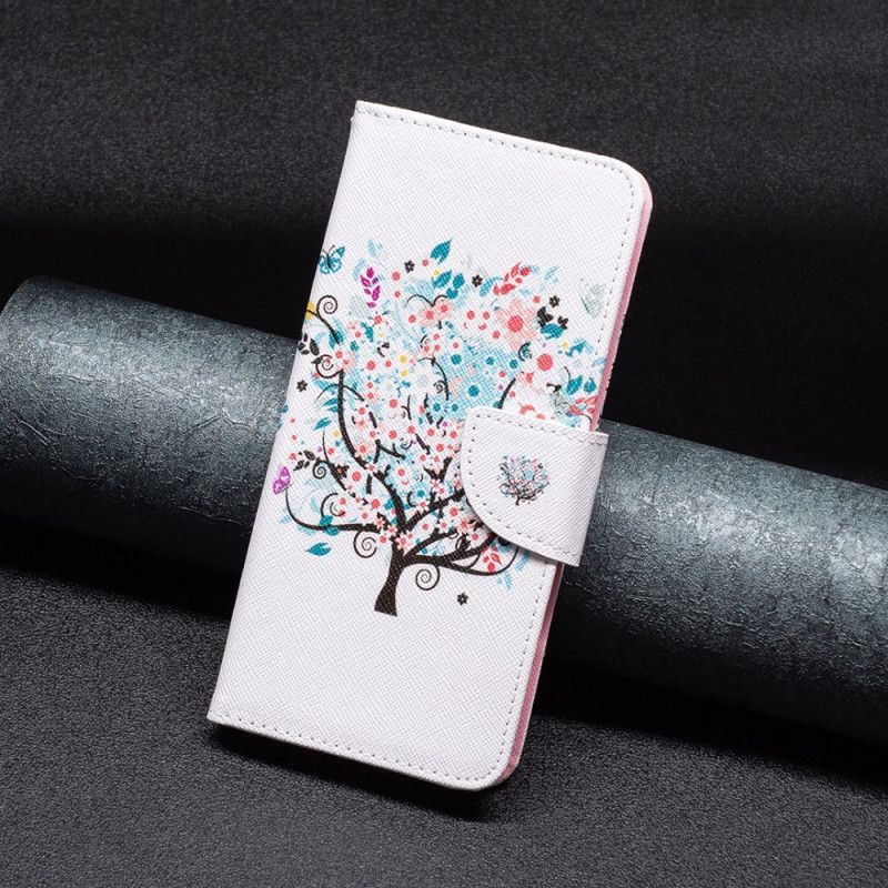 Kožený Kryt iPhone 16 Plus Rozkvetlý Strom