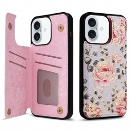 Kryt iPhone 16 Plus Květinová Ochrana Rfid