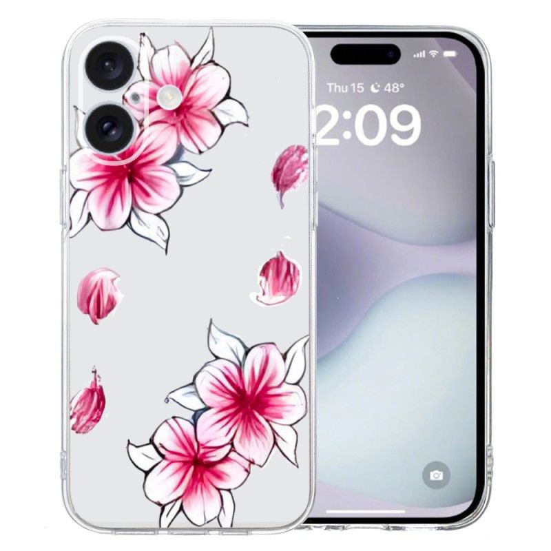 Kryt iPhone 16 Plus Třešňové Květy