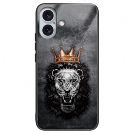 Kryt iPhone 16 Plus Vzor Z Tvrzeného Skla
