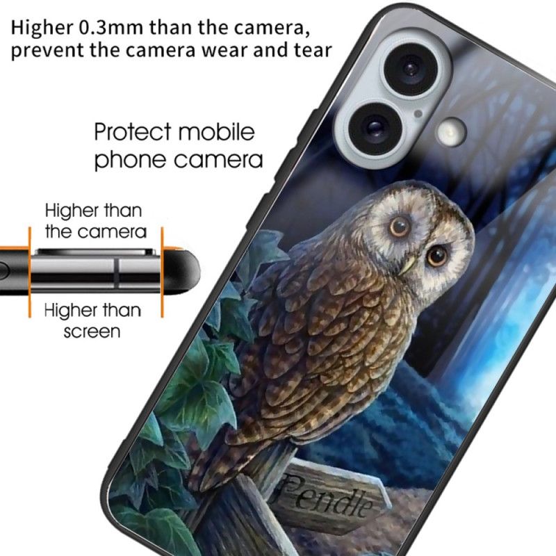 Kryt Na iPhone 16 Plus Tvrzené Sklo Sova