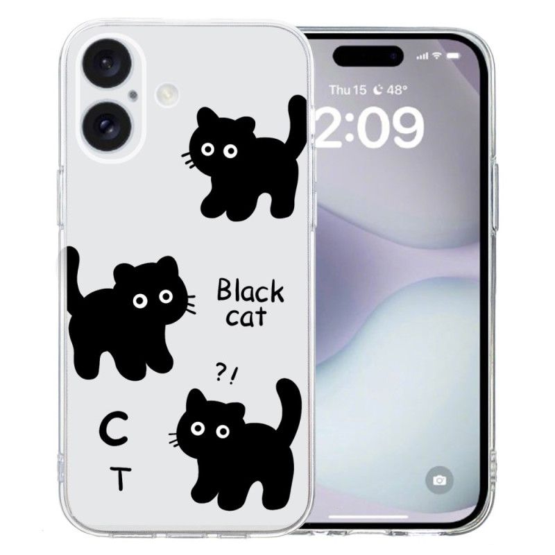 Kryt Na iPhone 16 Plus Černá Černá
