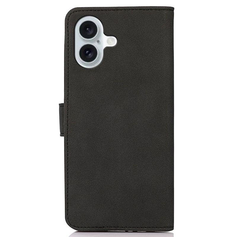 Peněženková Pouzdra iPhone 16 Plus Kryty Na Mobil Semišový Styl Khazneh