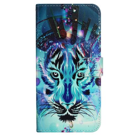 Peněženková Pouzdra iPhone 16 Plus Kryty Na Mobil Vlk S Popruhem