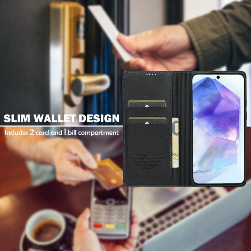 Kožené Pouzdro Folio Samsung Galaxy S25 Plus 5g Lc.imeeke