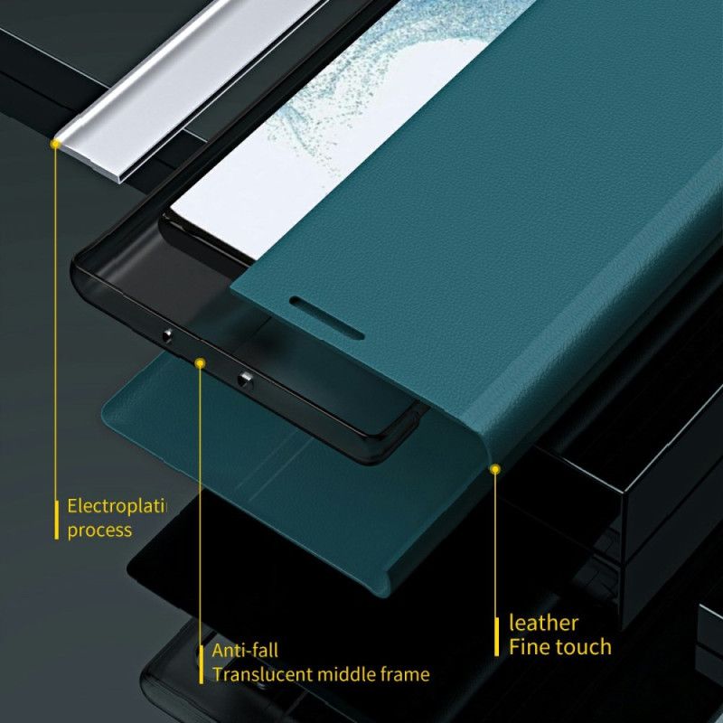 Kožené Pouzdro Folio Samsung Galaxy S25 Plus 5g Nový Design