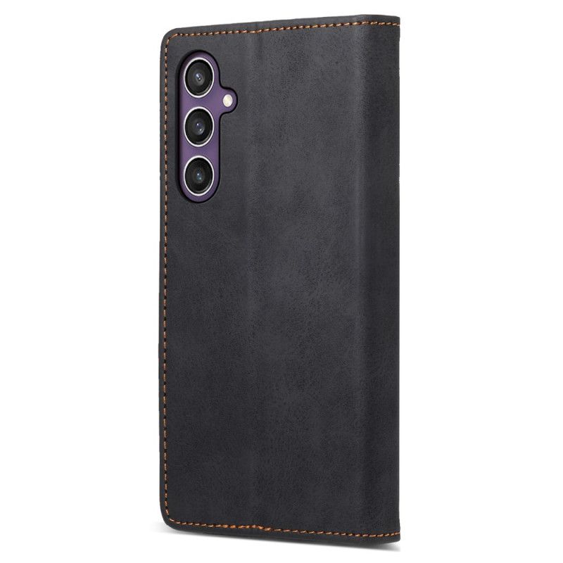 Kožené Pouzdro Folio Samsung Galaxy S25 Plus 5g Rfid Peněženka