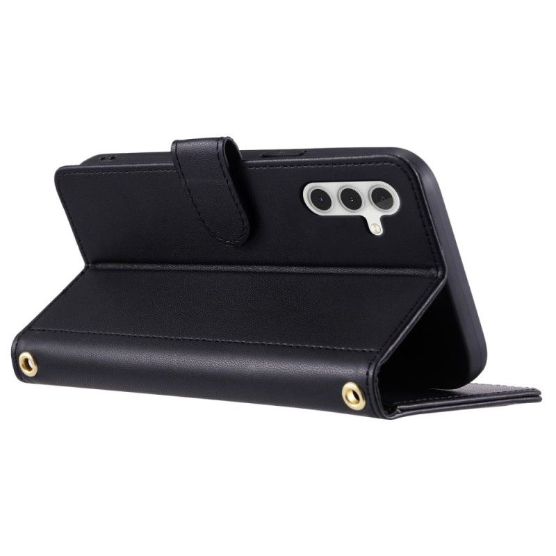 Kožený Kryt Samsung Galaxy S25 Plus 5g Prémiové Prošívání