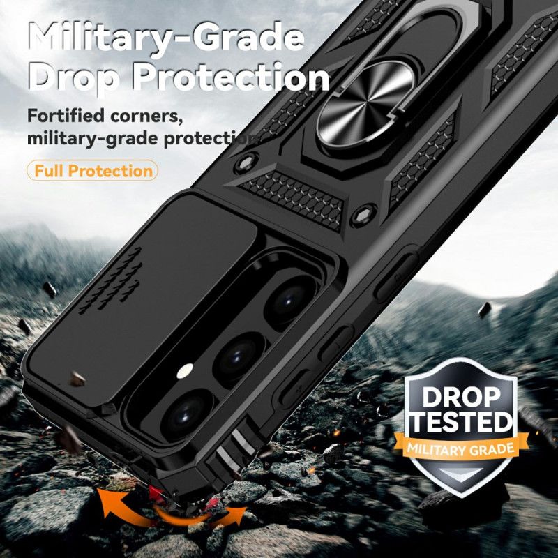 Kryt Na Samsung Galaxy S25 Plus 5g Klasické Pouzdro Na Prsteny A Ochrana Čoček