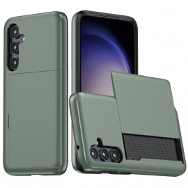 Kryt Samsung Galaxy S25 Plus 5g Integrované Pouzdro Na Karty S Kovovým Efektem