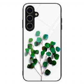 Kryt Samsung Galaxy S25 Plus 5g Tvrzené Sklo Zelené Listy